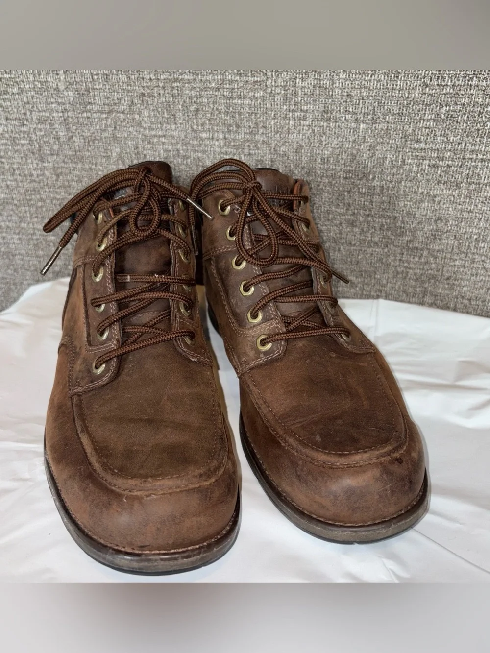 Timberland Heritage GORE-TEX Boots Mens 10.5 W Brown Chukka Moc-Toe Waterproof